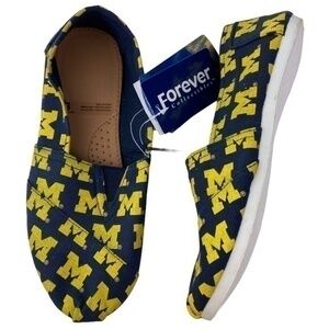 Forever Collectibles Shoes University of Michigan College Wolverines Slip On